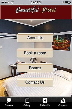 Beautiful Hotel App Templates