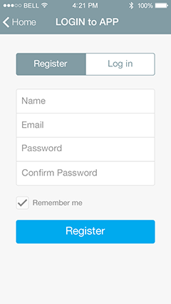 Login Page App Features