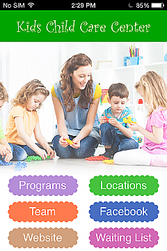 Child Care Services App Templates